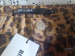 Falda Bimba y Lola Animal Print Larga