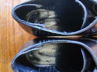 Zapatos Louis Vuitton Talla 9 UK Negros