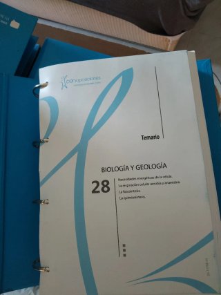 Temario Oposiciones Profesorado Biología y Geologi