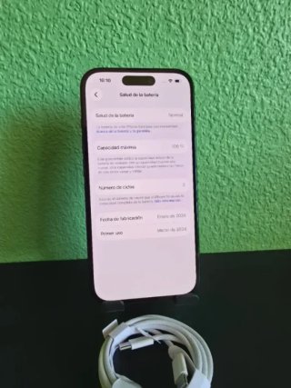 iPhone 15 128GB Negro Impecable+Factura