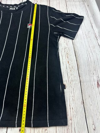 Camiseta Fila Rayas Negra Talla XS