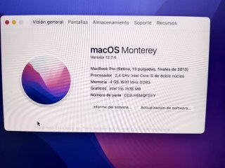 MacBook Apple Pantalla  Retina