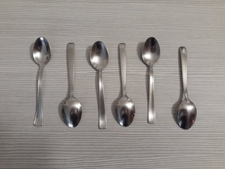 Cucchiaini da dessert, frutta o cappuccino, 6 pz.