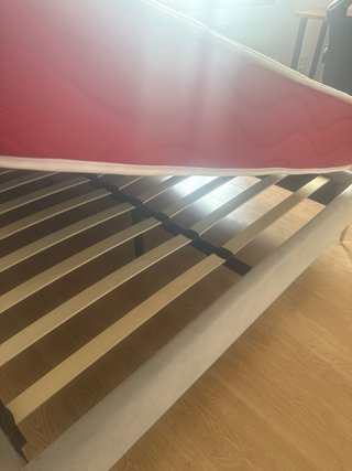 Cama 150x190 con cabecero y colchón