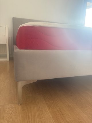 Cama 150x190 con cabecero y colchón