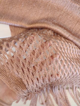 Sciarpa Primadonna Collection oro rosa
