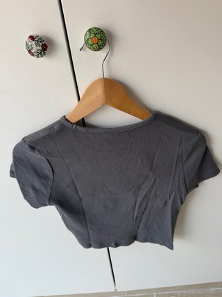 Camiseta manga corta Divided gris