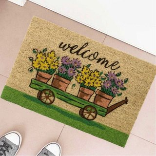 Zerbino Tappeto Per Ingresso Floreale Fiori di Benvenuto 40