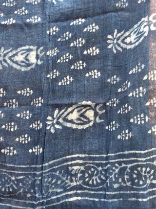 Chal batik azul 1.80m x 55cm