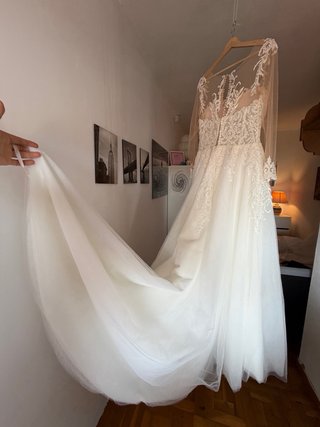 Vestido de Novia Anna Z Barroco Talla 46