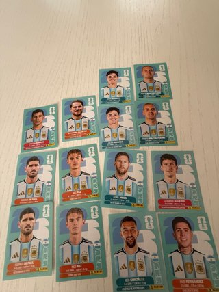 Lote 13 Cromos Panini Mundial 2026
