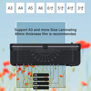Macchina Laminatrice A3 Termica Nera