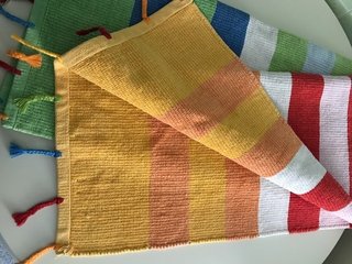 Tappeto passatoia cotone multicolore 175x75