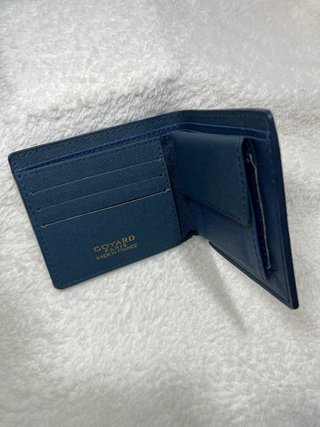 Billetera Goyard Azul y Blanca
