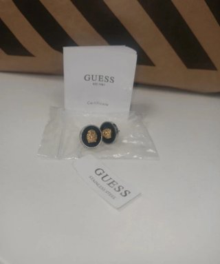 Pendientes Guess Unisex Dorados y Plateados