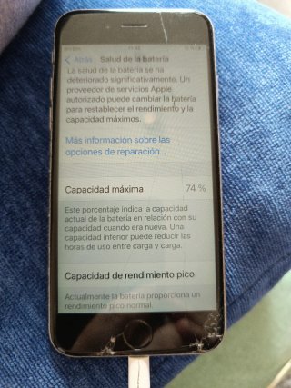 iPhone 6S 16GB Negro/Plata + Fundas