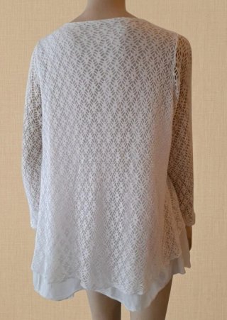 Blusa Bianca Ricamata - Stile Boho Chic