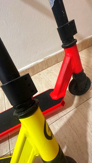 Patinete Freestyle Oxelo Amarillo y Rojo