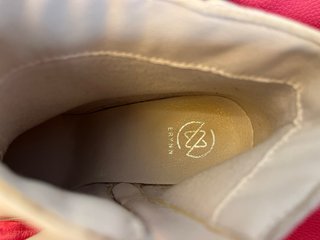 Botines tacón crema T39 a estrenar