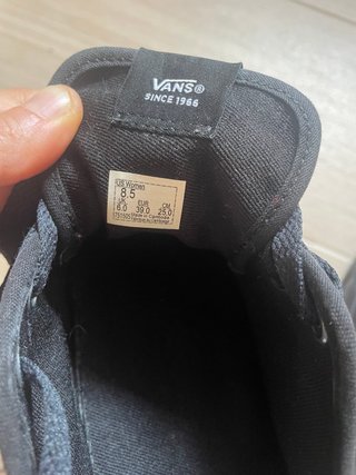 Zapatillas Vans Old Skool Lona Negra Talla 39