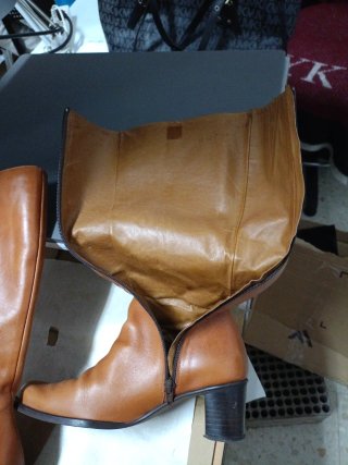 Botas de piel marrones
