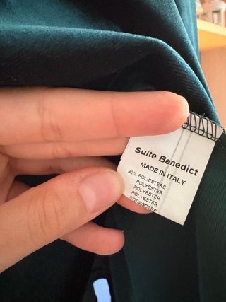 Vestito in velluto verde