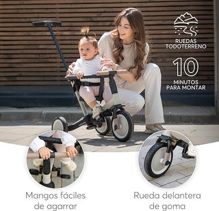 KikkaBoo Flip, Triciclo Evolutivo de Bebé 5 en 1