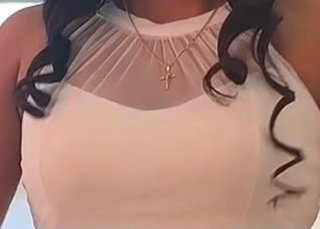 Vestido blanco de fiesta/quinceañera