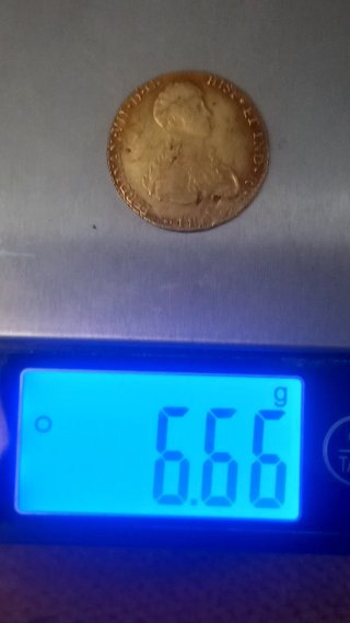 Moneda de oro 1887