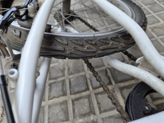 Bicicleta infantil B'TWIN blanca
