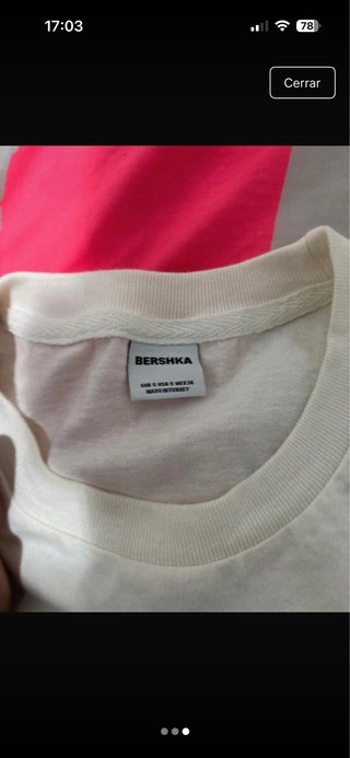 Camiseta Bershka