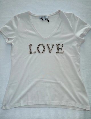 Camiseta Morgan con lentejuelas