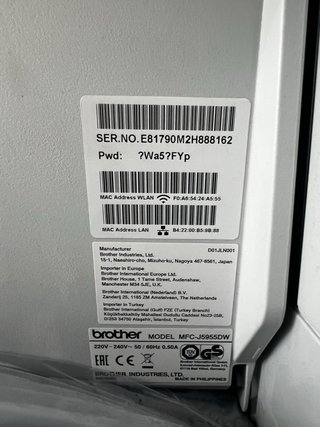 Impresora Brother profesional A3 WiFi MFC-J5955DW