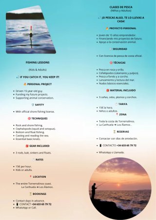 Clases de pesca en Málaga