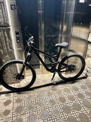 Bicicleta Montaña Doble Suspensión Negra