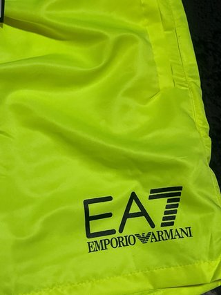 Bañadores EA7 Amarillo Flúor Talla XXL