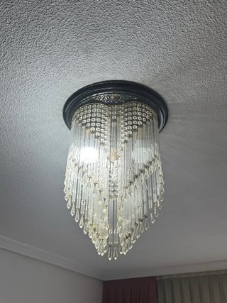 Lámpara de techo cristal