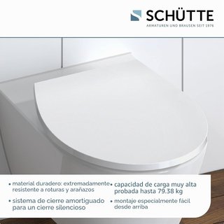 Asiento Inodoro SCHÜTTE con Luz LED Nocturna