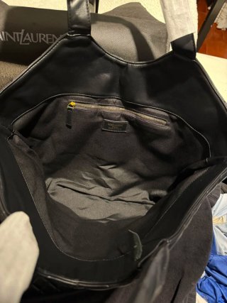 Mala Saint Laurent acolchoada preta