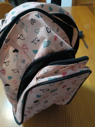 Mochila pequeña con 2 compartimentos