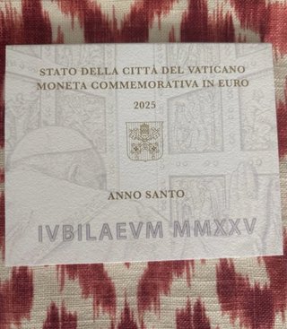 2 euro Vaticano Marconi, M Angel, Vacante, Jubileo