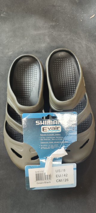 Sandalias de agua Shimano Verde Oliva