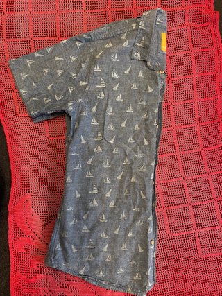 Camicia uomo fantasia vele taglia L