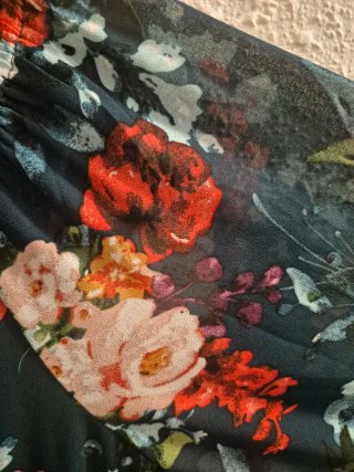 Vestido maxi boho floral