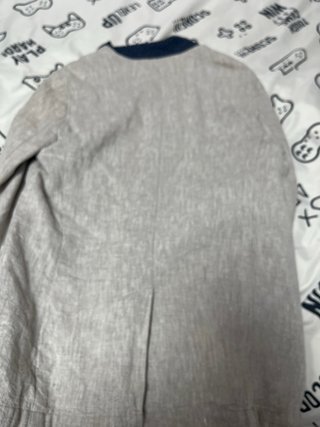 Americana niño Zara tipo lino beige T.M