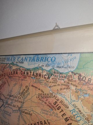Mapa España Físico/Político Edigol 1988