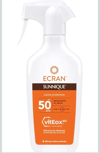 Protector solar ECRAN SUNNIQUE SPF 50. 270 ml