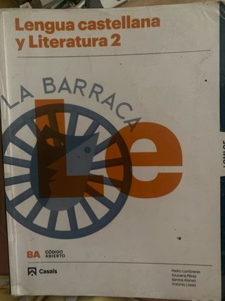 Lengua castellana y literatura 2, Le Bachillerato