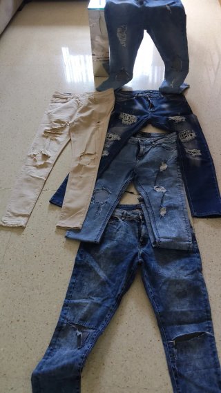 Lote 5 Pantalones Vaqueros Pitillo