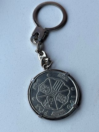 Llavero Moneda 100 Pesetas